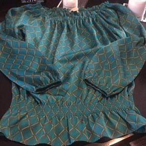 Off the shoulder blouse